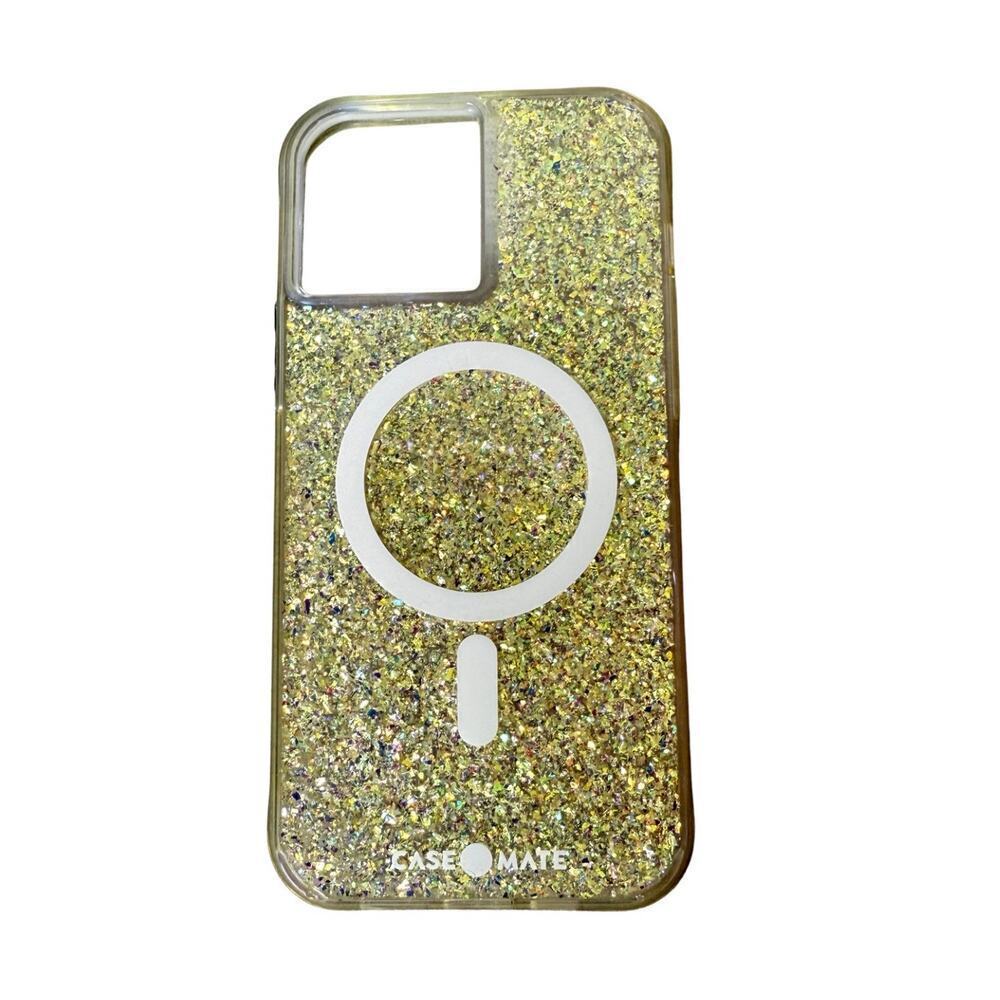 Case-Mate Apple iPhone 13 Pro Max Case MagSafe Compatible Sparkle Silver